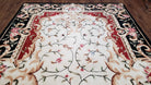 Chinese Aubusson Rug 5x8, Safavieh Area Rug 5 x 8, Hand-Tufted, Wool, Ivory Black Red, European Style Carpet, Safavieh Carpet, Elegant Rug - Jewel Rugs