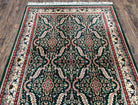 4x6 Indo Persian Bijar, Bidjar Design Carpet 4 x 6, Green Beige, Allover Design, Wool Oriental Rug, Hand Knotted Carpet, Vintage Indian Rug - Jewel Rugs