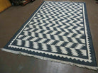 5' X 8' Hand Woven Wool Rug Contemporary Kilim Dhurrie Modern Oriental Area Rug - Jewel Rugs