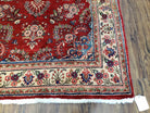 Semi Antique Persian Ghazvin Rug, Wool, Hand-Knotted, 4' 3" x 6' 4" - Jewel Rugs