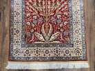 Silk Turkish Hereke Rug 2'1" x 3'4", Tree of Life Silk Rug with Birds, Top Quality Oriental Carpet, Small Silk Rug 2x3, Hand Knotted Vintage - Jewel Rugs