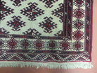 3' X 3' Vintage Handmade Turkoman Bokhara Yamud Wool Rug Nice - Jewel Rugs