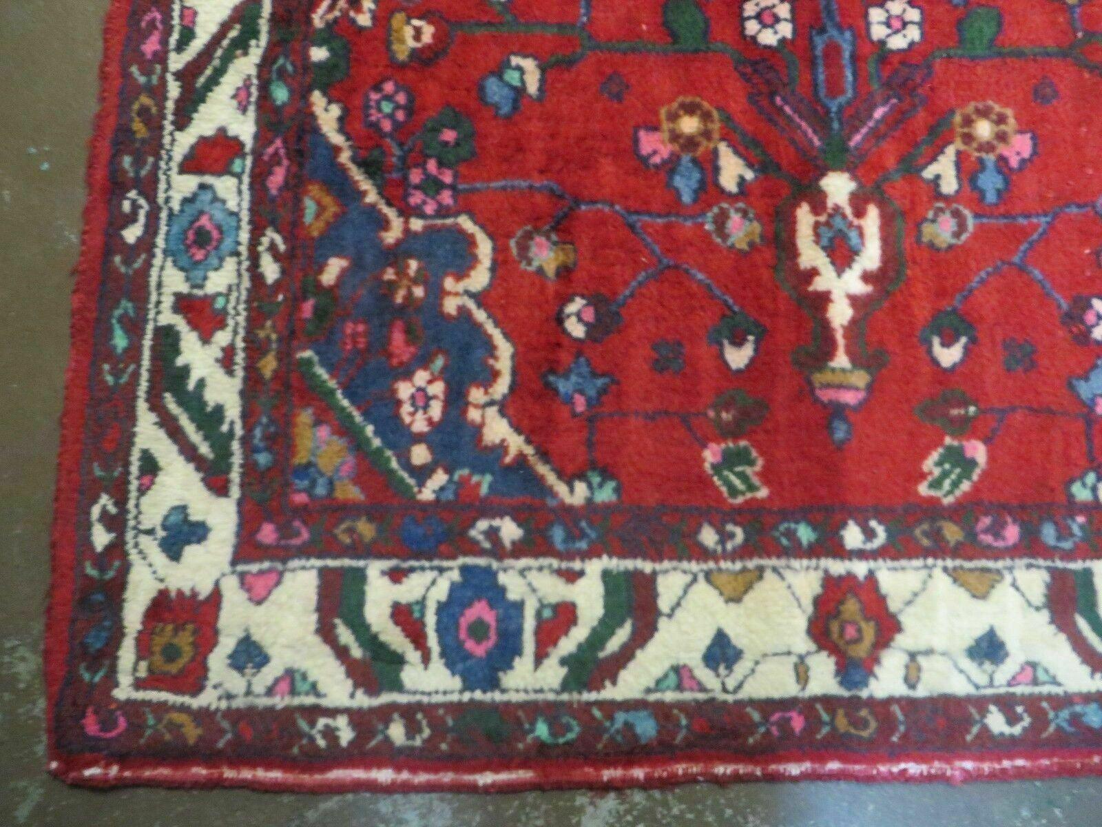 3' 6" X 10' Antique Handmade Turkish Wool Runner Rug Nice # 102 - Jewel Rugs