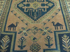 4' X 6' Antique Handmade Turkish Anatolian Wool Rug Camel Vegetable Dyes - Jewel Rugs