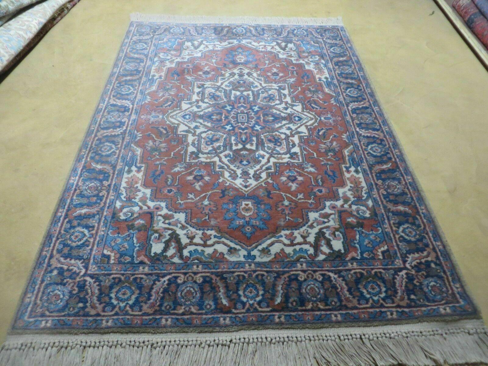 4' 3" X 6' Karastan Antique Serapi Heriz # 744 Wool Rug American Made Nice - Jewel Rugs