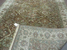 6' X 9' Vintage Handmade India Agra Rug Vegetable Dyes Tea Washed Nice # 819 - Jewel Rugs