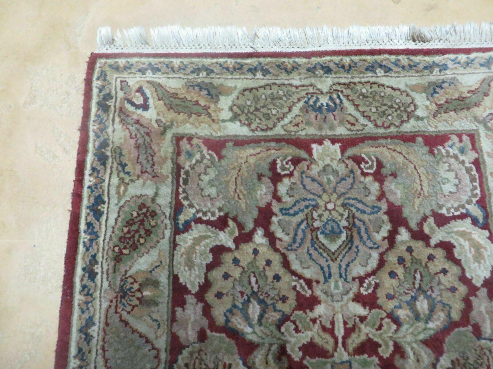 2' 7" X 4' Vintage Handmade India Wool Rug Veg Dyes Nice - Jewel Rugs