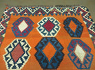 4' X 6' Vintage Turkish Kilim Handmade Flat Weave Wool Rug Veg Dye Nice - Jewel Rugs