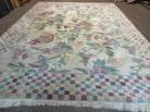 9' X 12' Modern Tibetan Nepal Art Deco Chinese Hand Knotted Wool Rug Floral Nice - Jewel Rugs