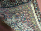 2' X 2' 5" Antique Hand-Knotted India Wool Rug Carpet Ivory Nice - Jewel Rugs