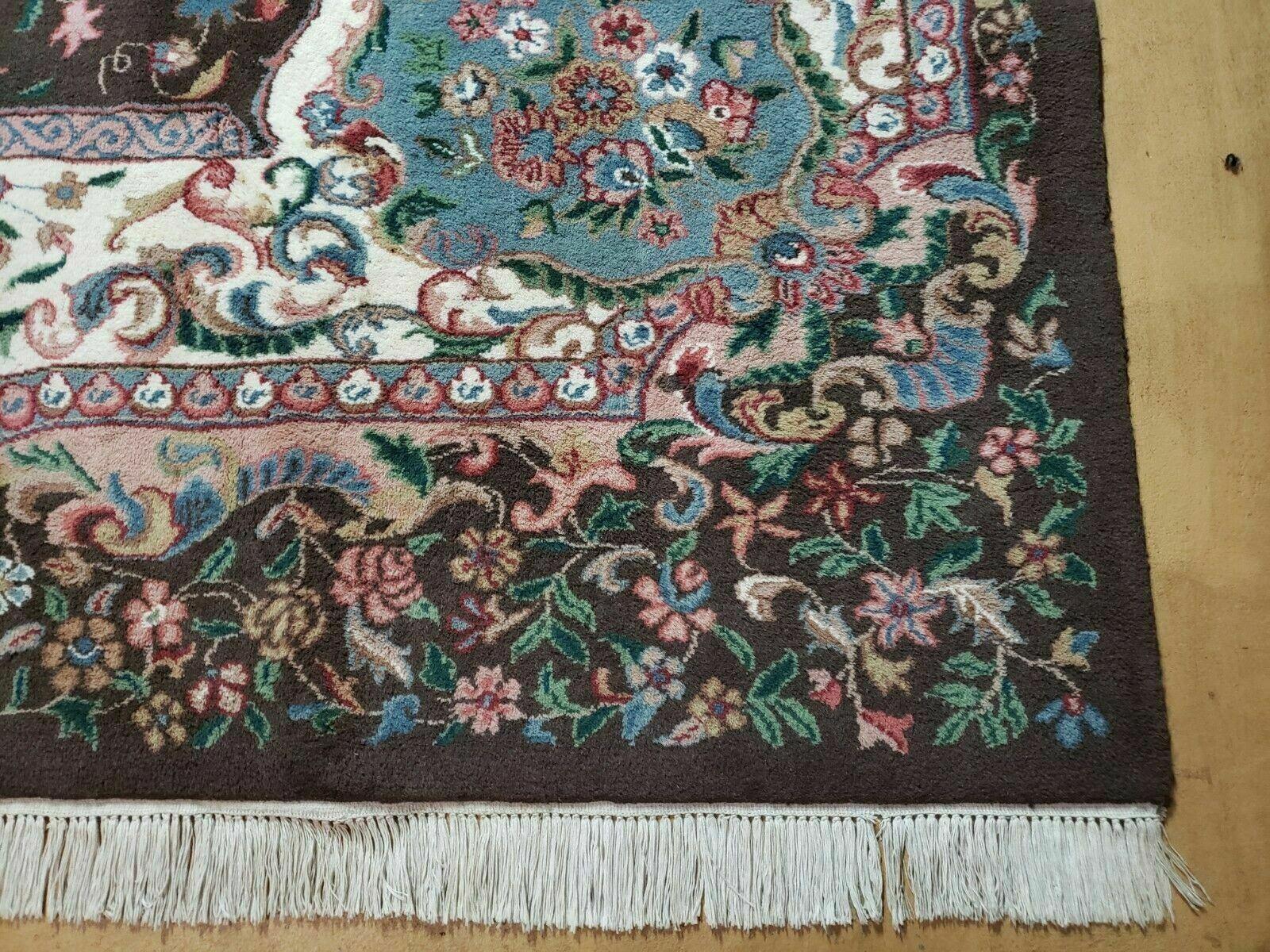 8' X 10' Handmade India Medallion Floral Oriental Wool Rug Carpet Vegetable Dye - Jewel Rugs