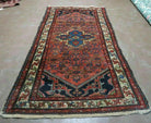 4' X 7' Handmade Turkish Wool Rug Veg Dyes Rusted Red Nice - Jewel Rugs