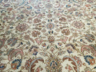 10' X 14' Karastan Ivory Tabriz # 738 Wool RUG American Made Beauty - Jewel Rugs