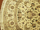 8' X 8' Handmade Ultra Fine Pakistan Floral Wool Rug Carpet Round Silk Beauty - Jewel Rugs