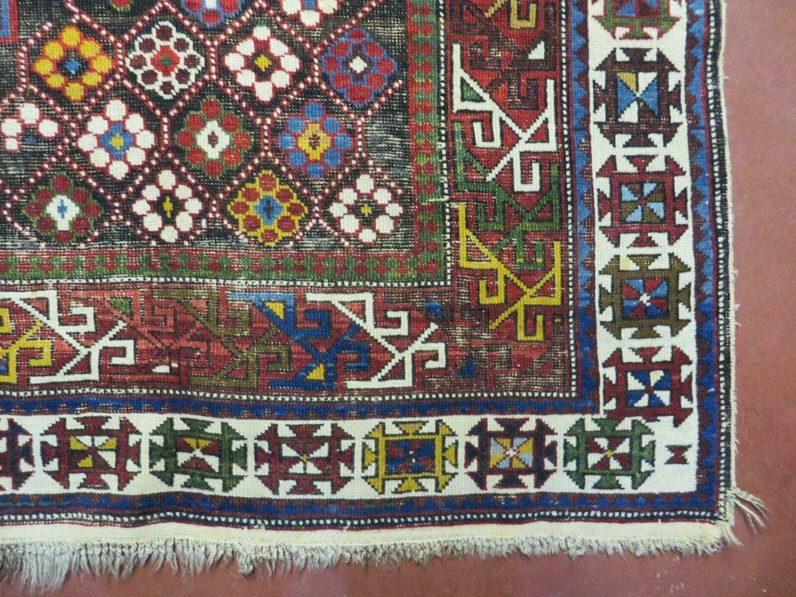 6' X 11' Antique Handmade Caucasian Kuba Shirvan Wool Rug Runner Collectible Nice - Jewel Rugs