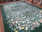 8' 8" X 12' Karastan Garden of Eden 509/9751 Wool Rug Wild Flowers Carpet Nice - Jewel Rugs