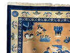 5x5 Vintage Chinese Peking Art Deco Nichols Square Rug Animals Dragons Elephant - Jewel Rugs