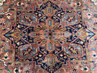 Karastan Heriz Rug 8'8" x 10'6", Vintage Karastan Wool Carpet Heriz Pattern #726 Hard to Find Original 700 Series Heriz Serapi Medallion Rug - Jewel Rugs