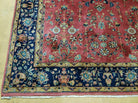 4' X 6' Fine Handmade India Agra Floral Oriental Wool Rug Carpet Beauty Red Wow - Jewel Rugs