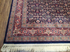 5' 6" x 8' 8" Power Loomed European Wool Rug Belgium Made Detailed Blue Nice - Jewel Rugs