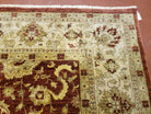 9x12 Indo Mahal Rug 9 x 12 Indian Oriental Carpet 100% Wool Pile Indian Cottage Industry Soft New Zealand Wool Hand-Knotted Area Rug Nice - Jewel Rugs