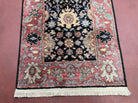 Vintage Karastan Runner Rug 2.6 x 12, Karastan Williamsburg Kurdish Pattern #559, 12ft Long Hallway Rug Wool - Jewel Rugs