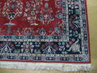 6' X 9' Handmade Indian Floral Oriental Wool Rug Hand Knotted Carpet Signed - Jewel Rugs