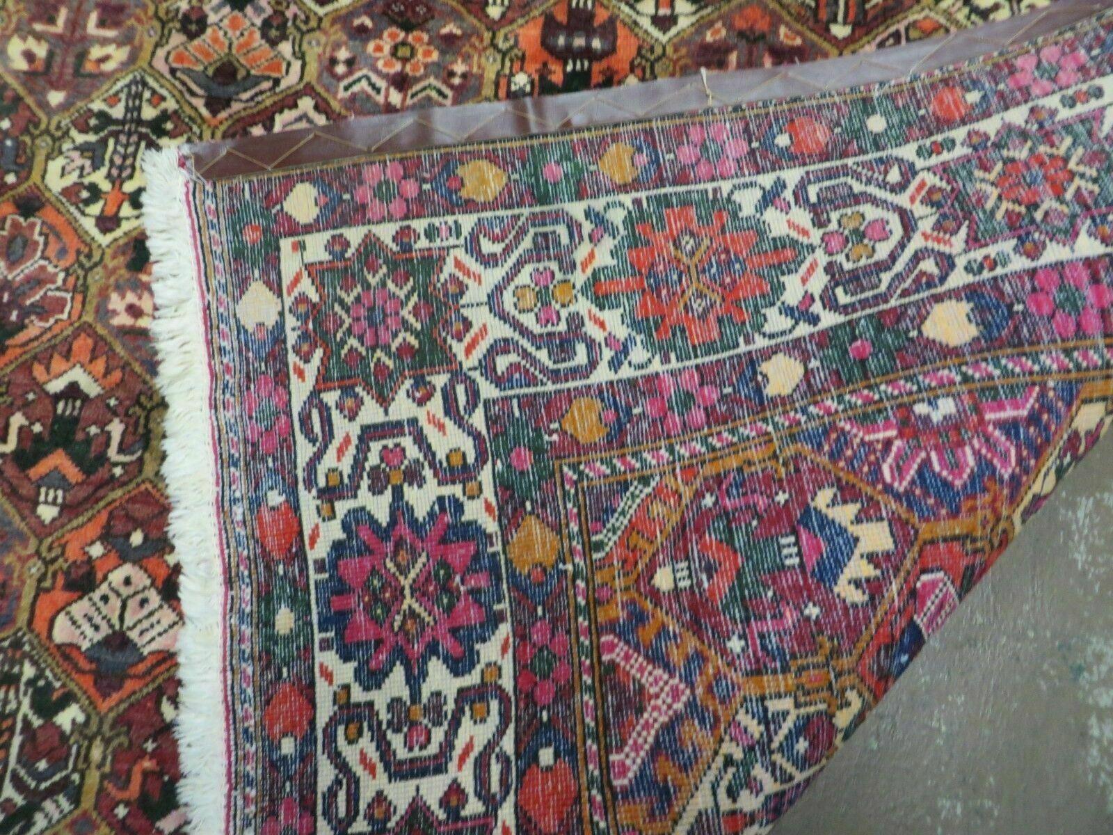 7' X 10' Antique Handmade Indian Wool Rug Floral Oriental Carpet Tribal Nice - Jewel Rugs