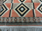 4' X 6' Vintage Handmade Turkish Melas Oushak Wool Rug Carpet Mehrab Red Nice - Jewel Rugs