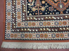 8' x 11' Vintage Power Loomed Couristan European Wool Rug Belgium Birds Nice - Jewel Rugs