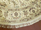 8' X 8' Handmade Ultra Fine Pakistan Floral Wool Rug Carpet Round Silk Beauty - Jewel Rugs