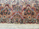 Karastan Kirman Rug, Karastan Floral Kirman #742, Wool Karastan Carpet, Vintage Karastan Area Rug, Original Karastan Rug, Large, 8'7" x 15' - Jewel Rugs