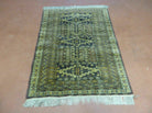 3' X 4' Vintage Handmade Pakistan Bokhara Turkoman Balouchi Wool Rug Mat Nice - Jewel Rugs