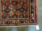 2' 10" X 9" Antique Handmade Indian Floral Wool Runner Rug Red Nice # 126 - Jewel Rugs