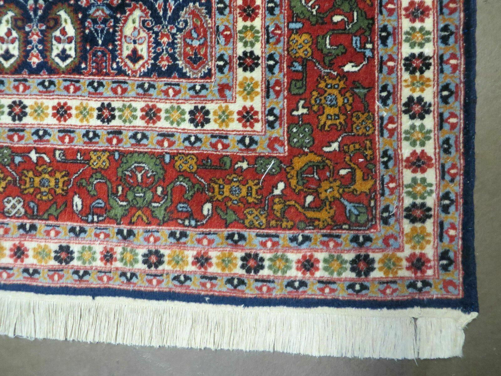 6' X 9' Vintage Fine Handmade India Paisley Rug Hand Knotted Carpet Organic Dye - Jewel Rugs