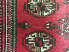 3' X 4' Vintage Handmade Turkoman Bokhara Rug - Jewel Rugs