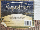 3'11"X 5'6" Karastan Mahal Leaf Green Ivory Wool Rug 440/98021 Belgium Kara Shah - Jewel Rugs