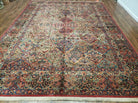 8' 8" X 12' Karastan Multicolor Panel Kirman # 717 Wool Rug American Beauty - Jewel Rugs