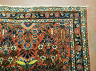 3' X 5' Antique Handmade India Floral Oriental Wool Rug Veg Dyes Red Nice - Jewel Rugs