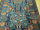 3'10" X 10' Antique Caucasian Seychor Rug Hand Made Wool Carpet Organic Dye Nice - Jewel Rugs