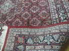 8' X 10' Vintage Fine Handmade Indian Amritsar Wool Rug Detailed Nice - Jewel Rugs