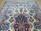 4' X 6' Antique Handmade Indian Floral Oriental Wool Rug Medallion Nice - Jewel Rugs