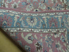 2' 8" X 12' Vintage Handmade India Floral Wool Runner Rug Nice - Jewel Rugs