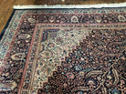 11' X 16' One-of-a-Kind Vintage Turkish Hand Made Wool Rug Hand Knotted Blue Wow - Jewel Rugs