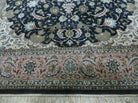 8' X10' Handmade Fine Chinese Oriental Floral Wool Silk Rug Hand Knotted Carpet - Jewel Rugs