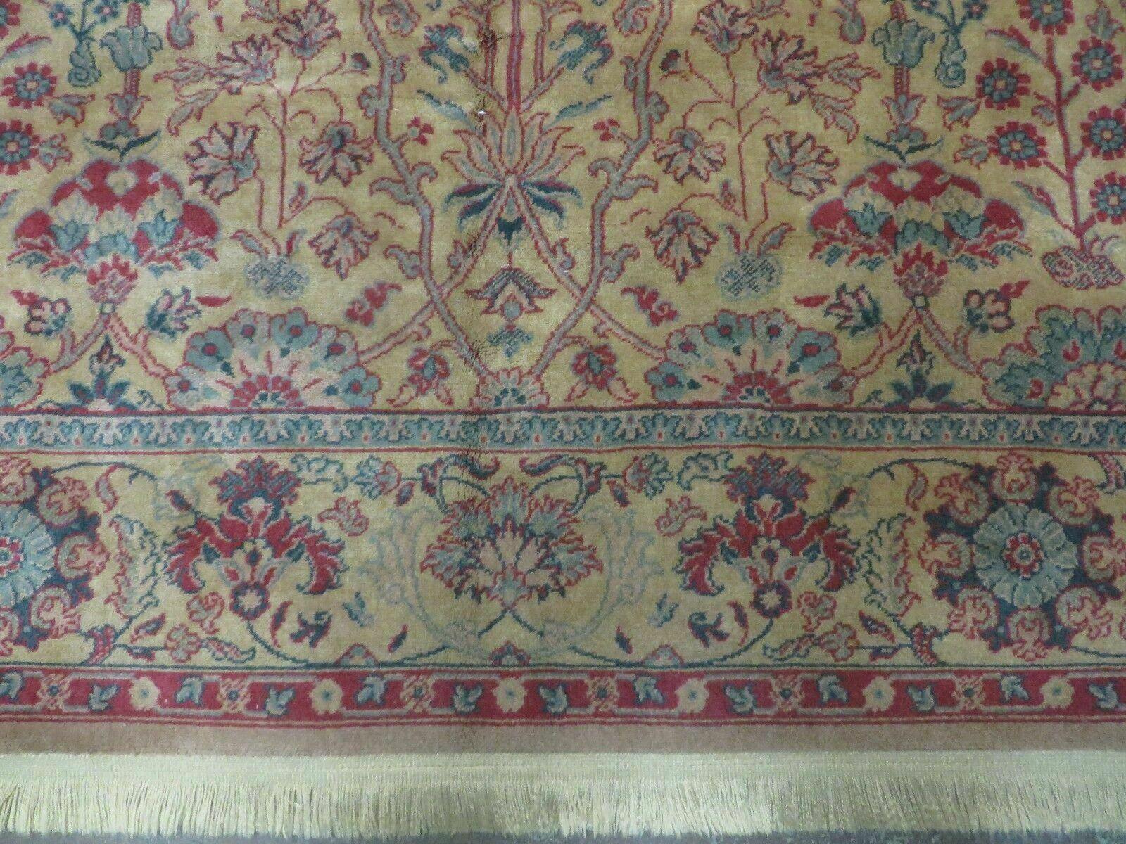 5' 6" X 8' 6" Karastan 650/103 Agra Ivory Wool Rug Belgium Rubaiyat Nice #816 - Jewel Rugs