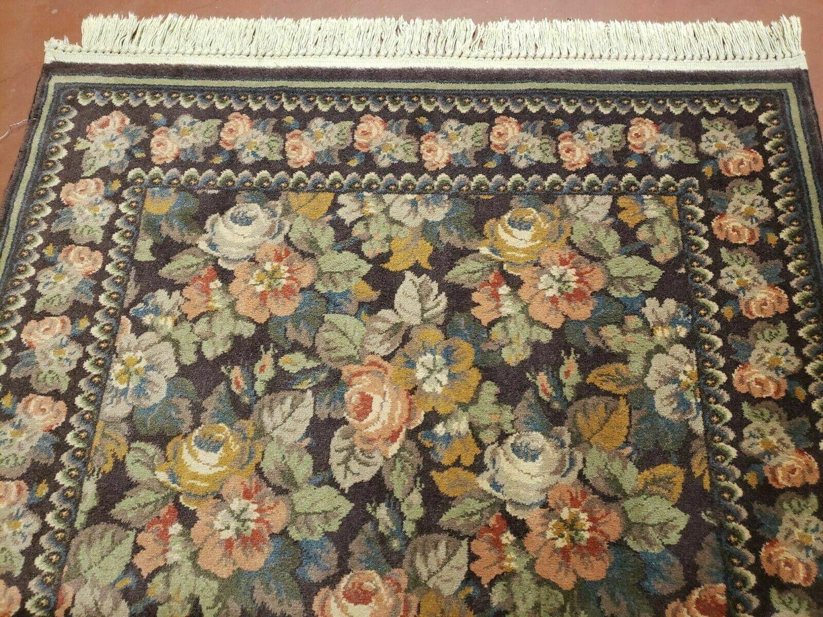 3' 11" X 5' 6" Karastan Rajasthan Collection Windsor Rose Design # 440-98201 - Jewel Rugs