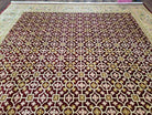 9' X 12' Modern Tibetan Nepal Art Deco India Hand Knotted Wool Rug Abstract Nice - Jewel Rugs