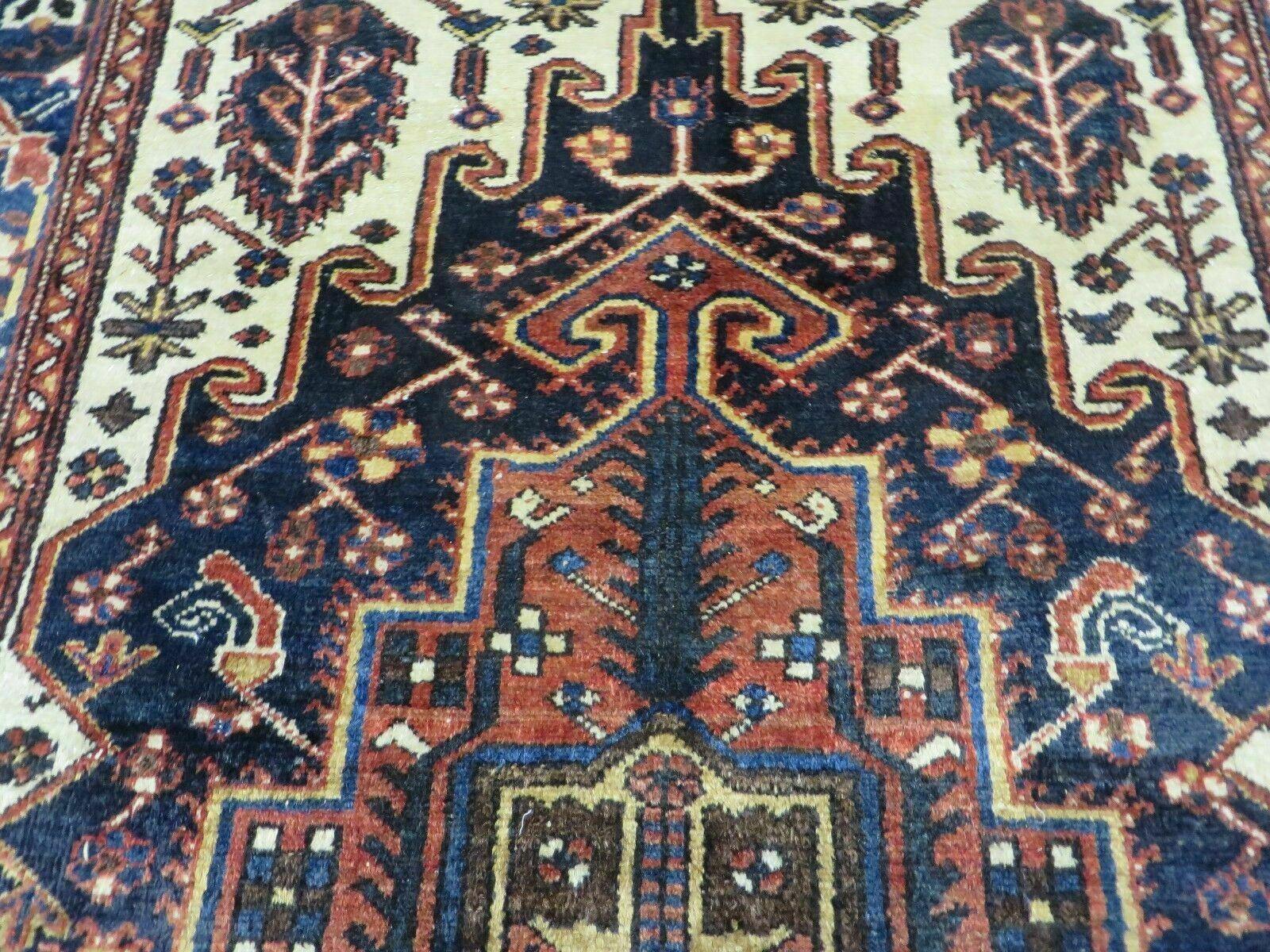 4' X 6' Antique Turkish Rug Handmade Wool Details Carpet Nice - Jewel Rugs