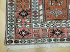 4' X 7' Antique Handmade Turkish Melas Oushak Wool Rug - Jewel Rugs